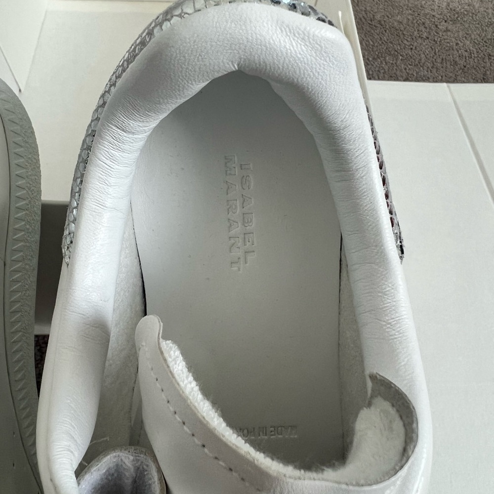 Isabel marant season classic BETH LEATHER SNEAKERS - Picture 14 of 15